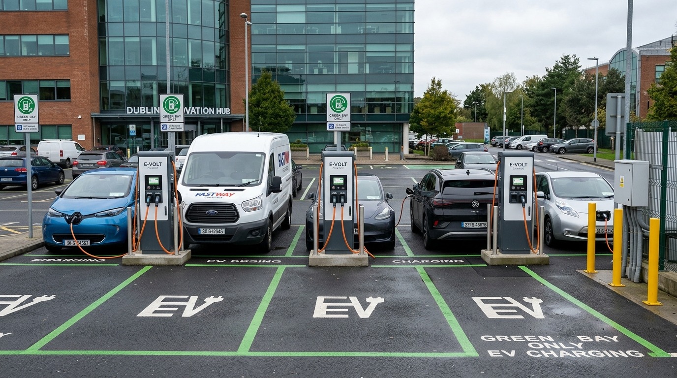 Commercial EV Charging Hub